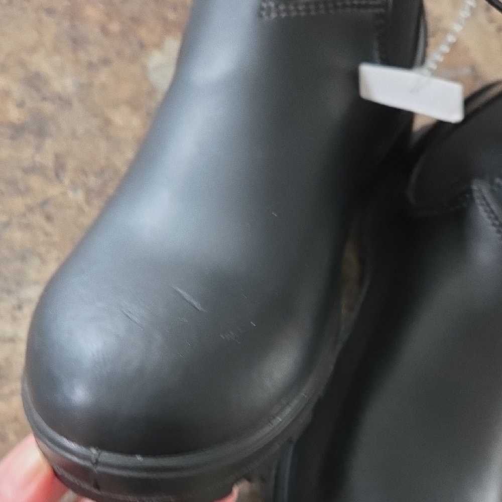 Aquatherm Size 6 Women's NEW Leather Black Chelsea Boots - Picture 3 of 10